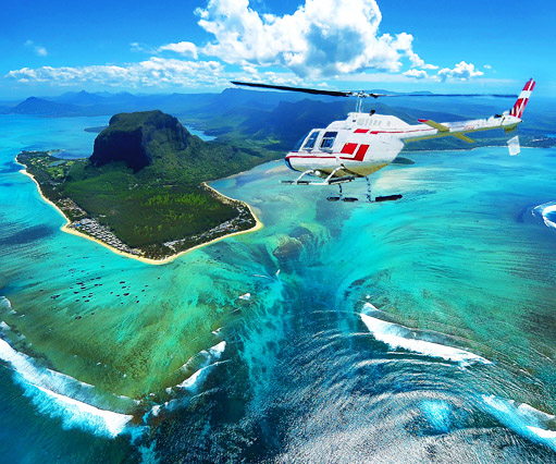 Mauritius Helicopter, Sightseeing Flights, Seaplane and Skydiving
