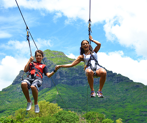 Mauritius Canyoning and Zip lines Activities