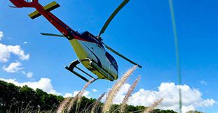 Shared Helicopter Flight from Triolet - Scenic Sightseeing Tour